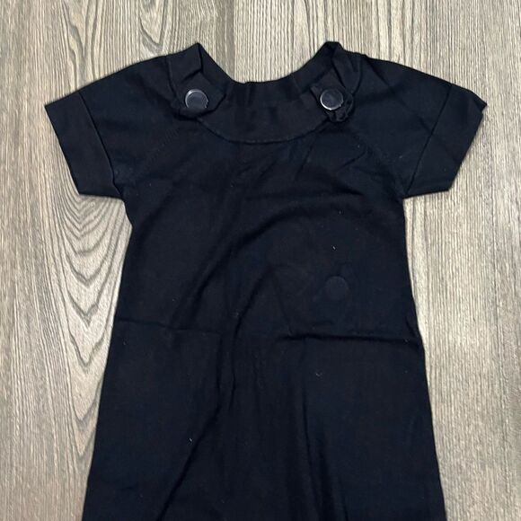 B. Darlin Womens Short Sleeve T-Shirt Mini Dress Round Neck Black Size Medium - Picture 3 of 7